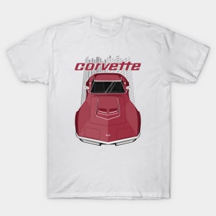 Corvette C3 - Maroon T-Shirt